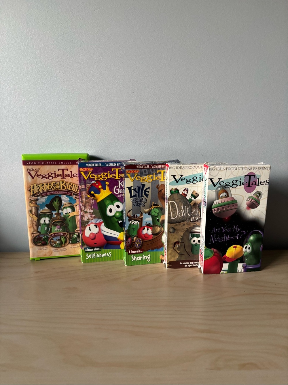 VeggieTales 5 VHS Set - 🍅 🥒 🥦 📼